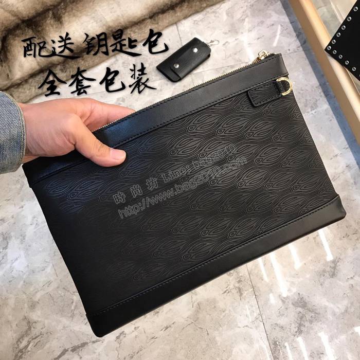 VERSACE男包 2018新款 男士手包 高檔进口牛皮 范思哲男士手拿包 602-5  rdn1041
